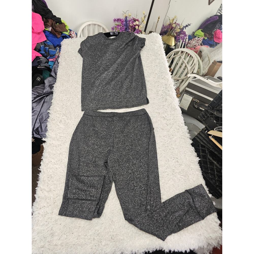 NWT 32 Degrees Cool Sleepwear 2 Pc Lounge Set Small Top Jogger Pants Pajamas Pjs - Picture 2 of 8